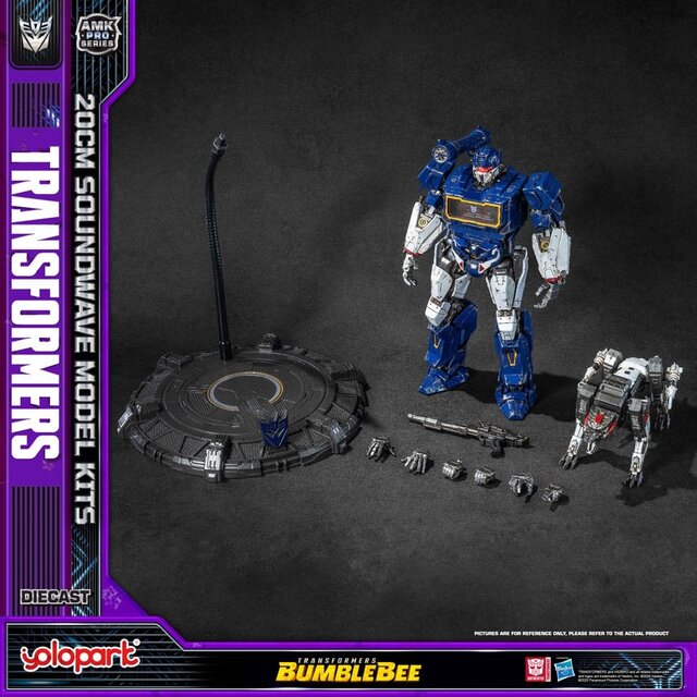 Transformers: Bumblebee AMK Pro Series Plastic Model Kit Soundwave (Oversea Version) 20cm