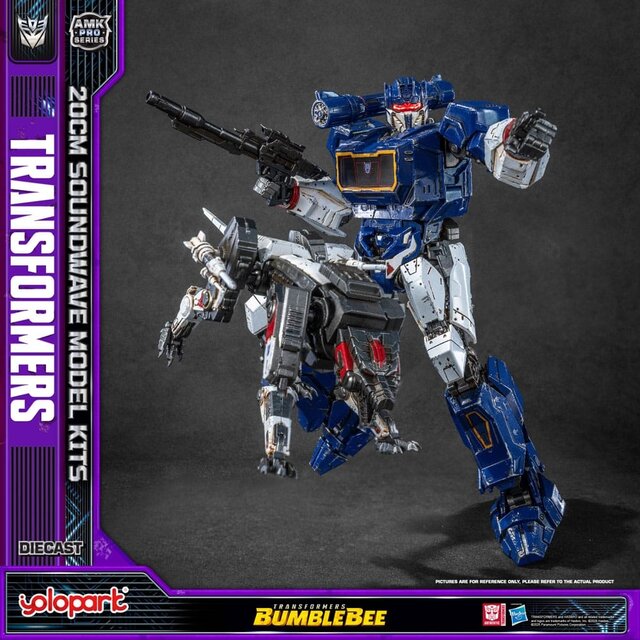 Transformers: Bumblebee AMK Pro Series Plastic Model Kit Soundwave (Oversea Version) 20cm