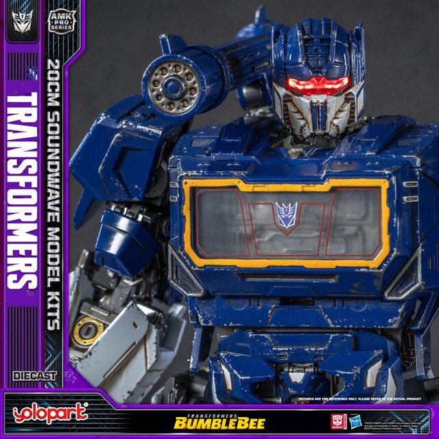 Transformers: Bumblebee AMK Pro Series Plastic Model Kit Soundwave (Oversea Version) 20cm