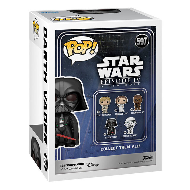POP! Star Wars: A New Hope Darth Vader Bobblehead 9cm