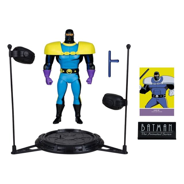 DC Direct Batman: The Animated Series Lock-Up Black Light Edition (Gold Label) 15cm