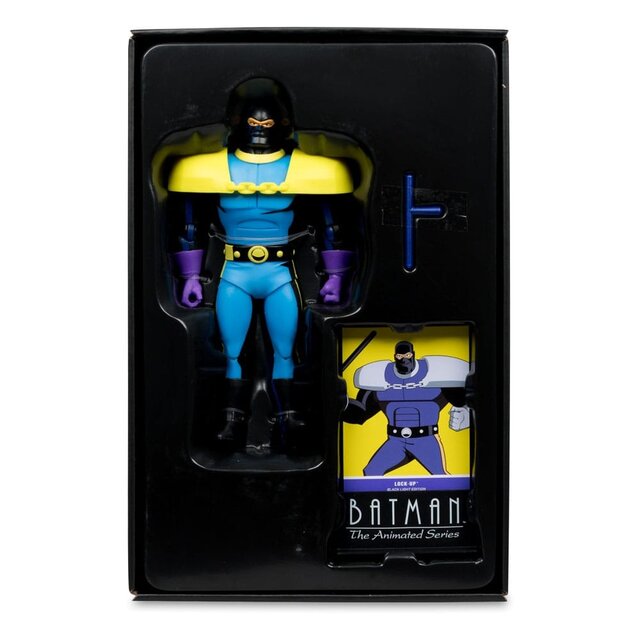 DC Direct Batman: The Animated Series Lock-Up Black Light Edition (Gold Label) 15cm