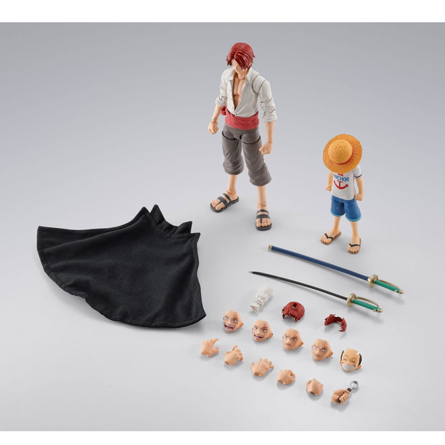 One Piece S.H. Figuarts 2-Pack Shanks & Monkey D. Luffy Childhood Ver.