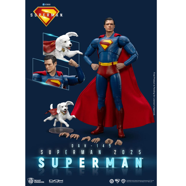 Superman (2025) Action Figure Superman & Krypto 21cm