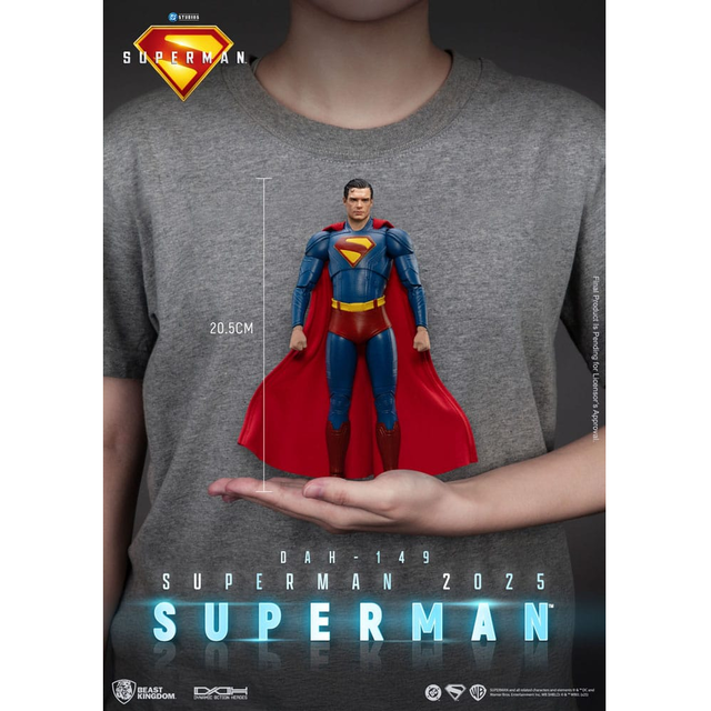 Superman (2025) Action Figure Superman & Krypto 21cm