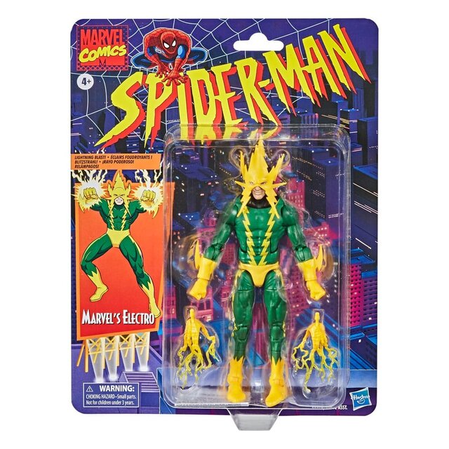 Spider-Man Marvel Legends Retro Action Figure Marvel's Electro 15cm
