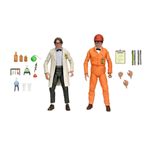 TMNT II: The Secret of the Ooze 2-Pack Lab Coat Professor Perry and Hazmat Suit Professor Perry 18cm
