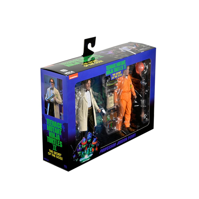 TMNT II: The Secret of the Ooze 2-Pack Lab Coat Professor Perry and Hazmat Suit Professor Perry 18cm