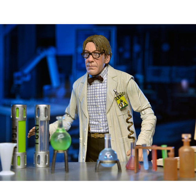 TMNT II: The Secret of the Ooze 2-Pack Lab Coat Professor Perry and Hazmat Suit Professor Perry 18cm