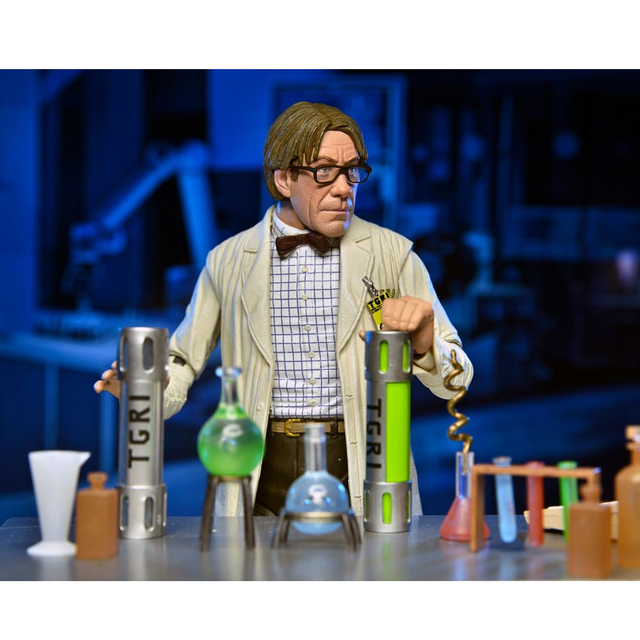 TMNT II: The Secret of the Ooze 2-Pack Lab Coat Professor Perry and Hazmat Suit Professor Perry 18cm