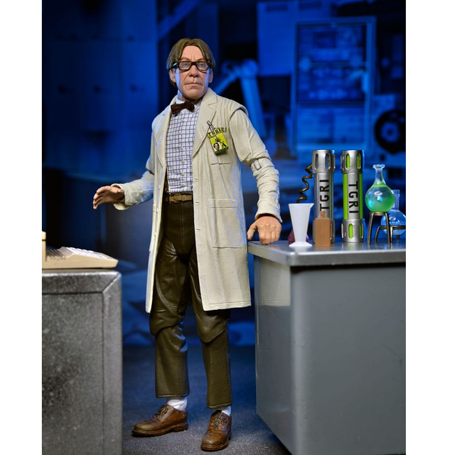 TMNT II: The Secret of the Ooze 2-Pack Lab Coat Professor Perry and Hazmat Suit Professor Perry 18cm