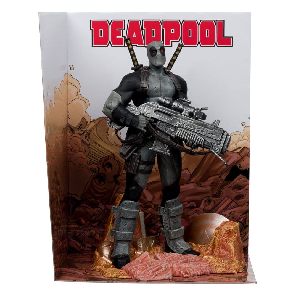 McFarlane Marvel PVC Statue 1/6 Deadpool (Grey Suit) afbeelding