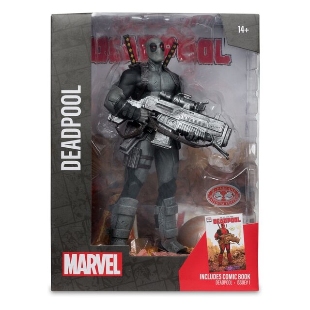 Marvel Collection PVC Statue 1/6 Deadpool (Deadpool #1) Grey Suit Chase 27cm