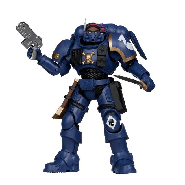 Warhammer 40K Ultramarines Lieutenant in Phobos Armor Action Figure 18cm