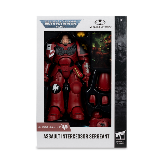 Warhammer 40K Blood Angels Assault Intercessor Sergeant Action Figure 18cm