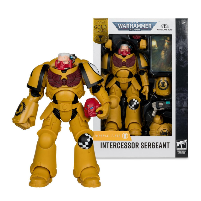 Warhammer 40K Imperial Fist Intercessor Sergeant Action Figure 18cm