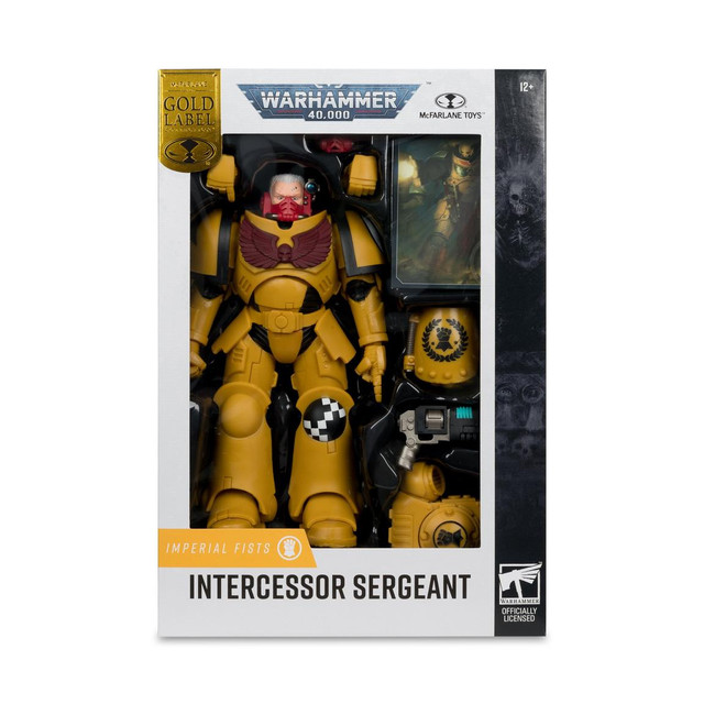 Warhammer 40K Imperial Fist Intercessor Sergeant Action Figure 18cm