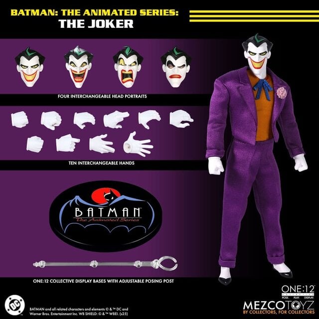 Batman: The Animated Series One:12 Collective The Joker Action Figure 17cm