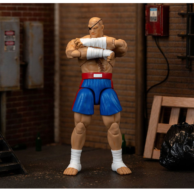 Ultra Street Fighter II: The Final Challengers Action Figure 1/12 Sagat 19cm