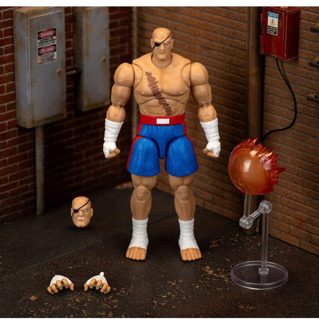 Ultra Street Fighter II: The Final Challengers Action Figure 1/12 Sagat 19cm