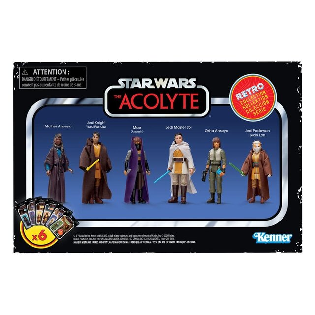 Star Wars: the Acolyte Retro Collection Action Figure 6-Pack 10cm