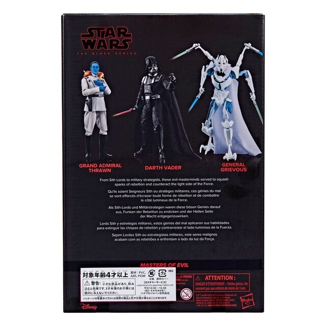 Star Wars Black Series Action Figure 3-Pack Masters of Evil 15cm