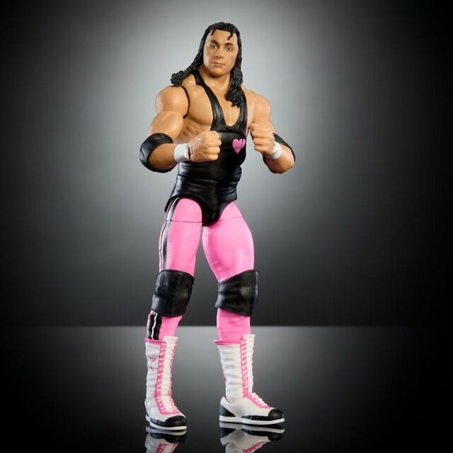 WWE WrestleMania Elite Collection Bret "Hit Man" Hart Action Figure 15cm
