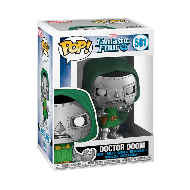 POP! The Fantastic Four Doctor Doom Bobblehead 9cm