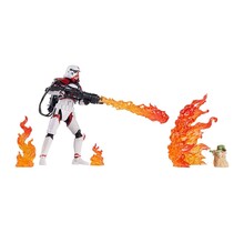 Star Wars: The Mandalorian Vintage Collection Incinerator Trooper & Grogu Deluxe 10cm