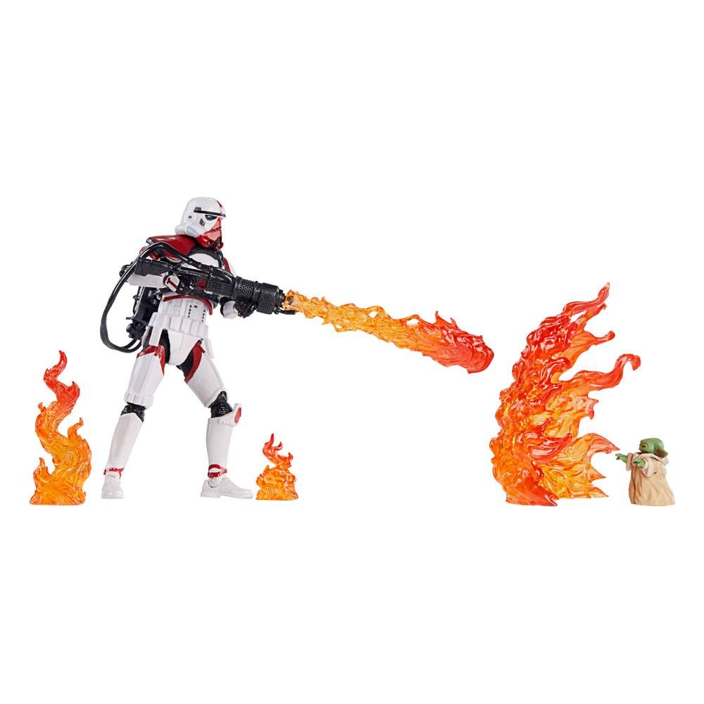 Hasbro Star Wars Vintage Incinerator Trooper & Grogu afbeelding