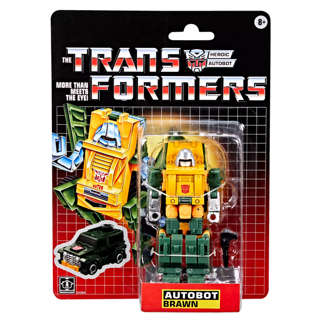 Transformers Retro G1 Autobot Brawn Action Figure 13cm Transformers Retro G1 Autobot Brawn Action Figure 13cm