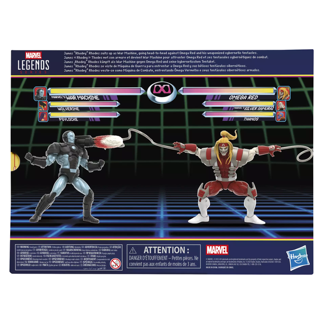 Marvel Legends Gamerverse 2-Pack War Machine vs Omega Red 15cm Marvel Legends Gamerverse 2-Pack War Machine vs Omega Red 15cm