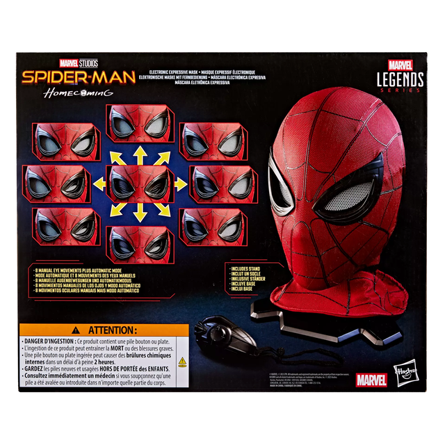 Marvel Legends Series Spider-Man Electronic Expressive Mask Marvel Legends Series Spider-Man Electronic Expressive Mask