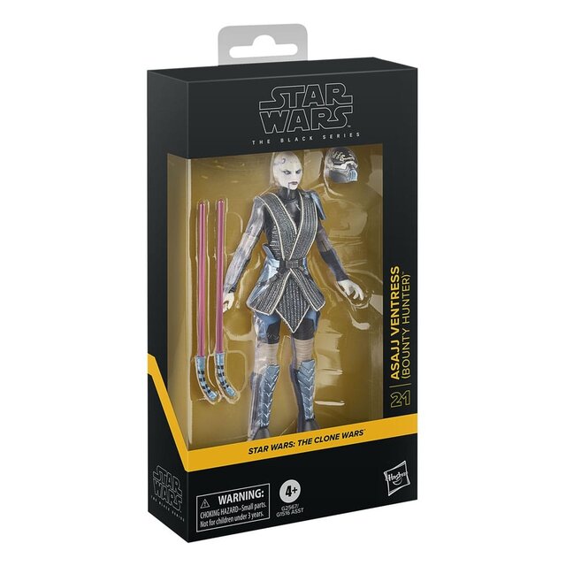 Star Wars: the Clone Wars Black Series Asajj Ventress (Bounty Hunter) Action Figure 15cm Star Wars: the Clone Wars Black Series Asajj Ventress (Bounty Hunter) Action Figure 15cm