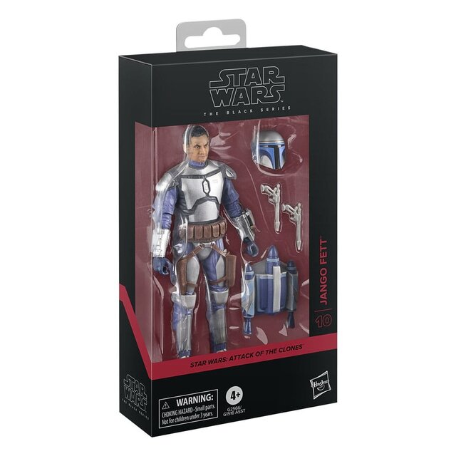 Star Wars Attack of the Clones Black Series Jango Fett Action Figure 15cm Star Wars Attack of the Clones Black Series Jango Fett Action Figure 15cm