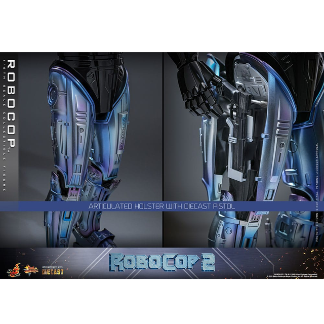 RoboCop 2 Movie Masterpiece Diecast 1/6 RoboCop Action Figure 30cm RoboCop 2 Movie Masterpiece Diecast 1/6 RoboCop Action Figure 30cm