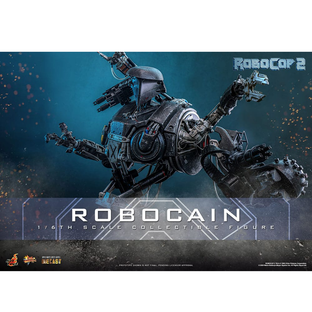RoboCop 2 Movie Masterpiece Diecast 1/6 RoboCain Action Figure 40cm
