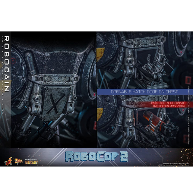 RoboCop 2 Movie Masterpiece Diecast 1/6 RoboCain Action Figure 40cm