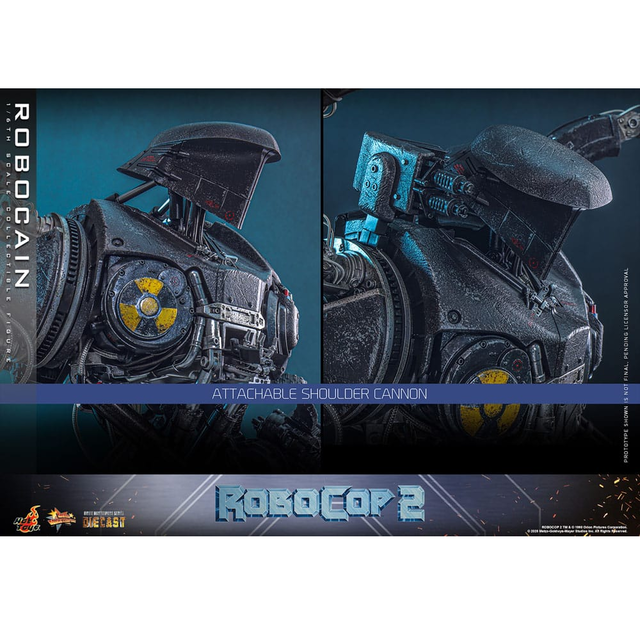 RoboCop 2 Movie Masterpiece Diecast 1/6 RoboCain Action Figure 40cm