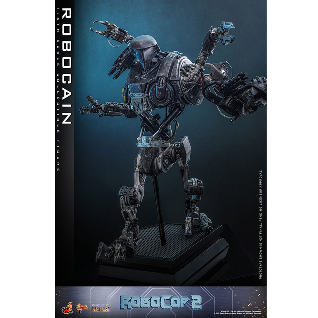 RoboCop 2 Movie Masterpiece Diecast 1/6 RoboCain Action Figure 40cm