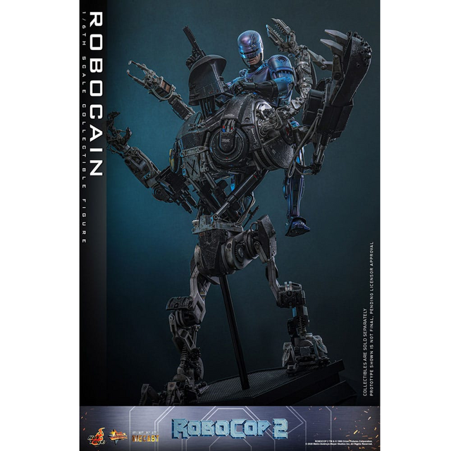 RoboCop 2 Movie Masterpiece Diecast 1/6 RoboCain Action Figure 40cm