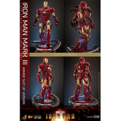 Iron Man Movie Masterpiece Diecast Action Figure 1/6 Iron Man Mark III (Armor Suit Up Version) 32cm Iron Man Movie Masterpiece Diecast Action Figure 1/6 Iron Man Mark III (Armor Suit Up Version) 32cm