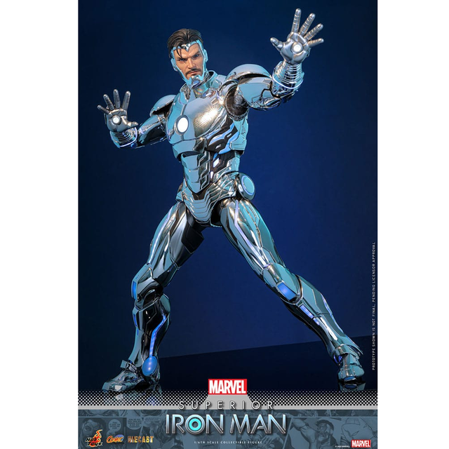 Marvel Comic Diecast Masterpiece Action Figure 1/6 Superior Iron Man 32cm Marvel Comic Diecast Masterpiece Action Figure 1/6 Superior Iron Man 32cm