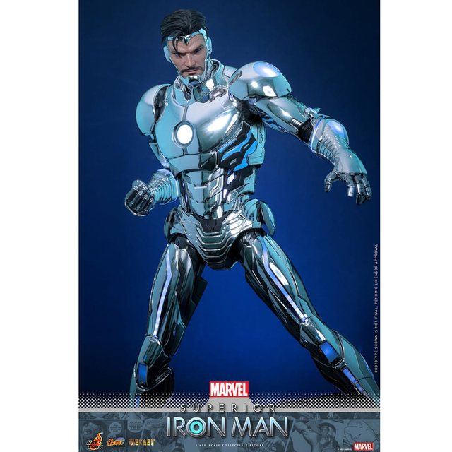 Marvel Comic Diecast Masterpiece Action Figure 1/6 Superior Iron Man 32cm Marvel Comic Diecast Masterpiece Action Figure 1/6 Superior Iron Man 32cm