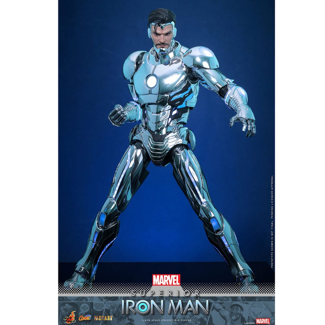 Marvel Comic Diecast Masterpiece Action Figure 1/6 Superior Iron Man 32cm Marvel Comic Diecast Masterpiece Action Figure 1/6 Superior Iron Man 32cm
