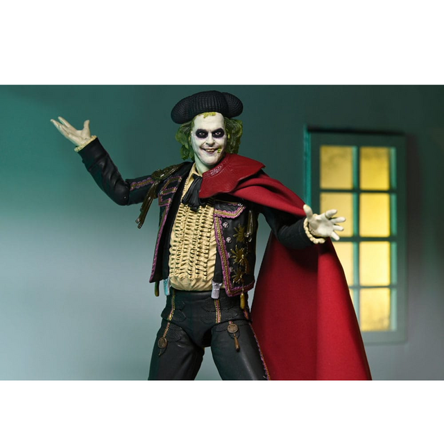 Beetlejuice Beetlejuice Action Figure 2 Pack Ultimate "Matador" Beetlejuice and Sandworm 18cm Beetlejuice Beetlejuice Action Figure 2 Pack Ultimate "Matador" Beetlejuice and Sandworm 18cm