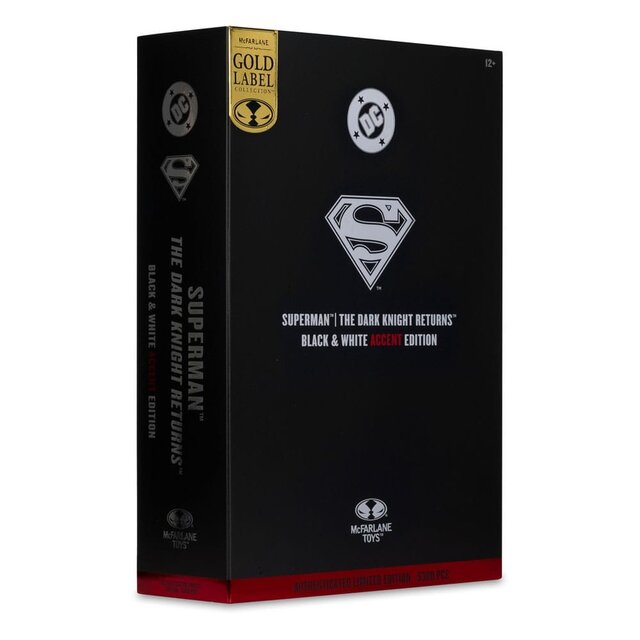 DC Multiverse Superman (The Dark Knight Returns) (Black & White Accent Edition) (Gold Label) 18cm DC Multiverse Superman (The Dark Knight Returns) (Black & White Accent Edition) (Gold Label) 18cm