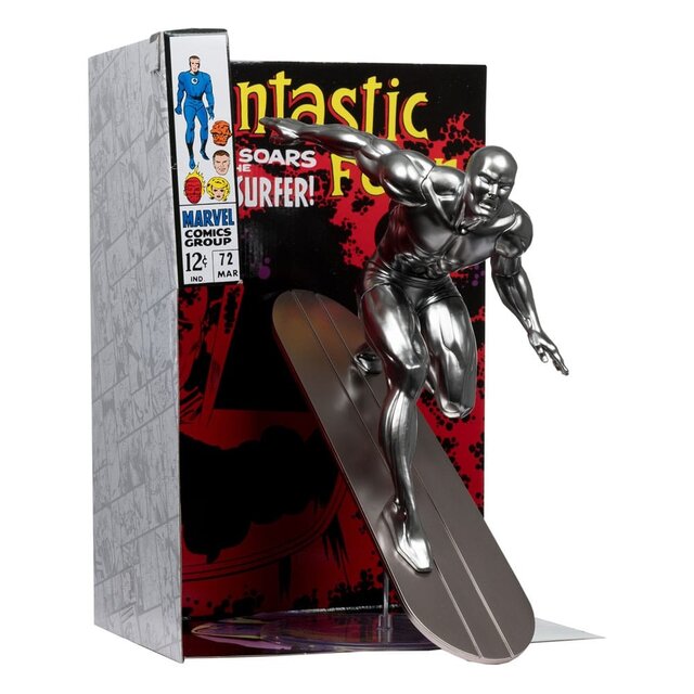 Marvel Collection PVC Statue 1/6 Silver Surfer (Fantastic Four #72) 25cm Marvel Collection PVC Statue 1/6 Silver Surfer (Fantastic Four #72) 25cm