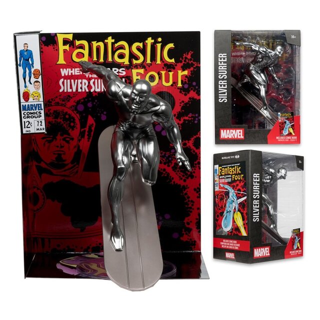 Marvel Collection PVC Statue 1/6 Silver Surfer (Fantastic Four #72) 25cm Marvel Collection PVC Statue 1/6 Silver Surfer (Fantastic Four #72) 25cm
