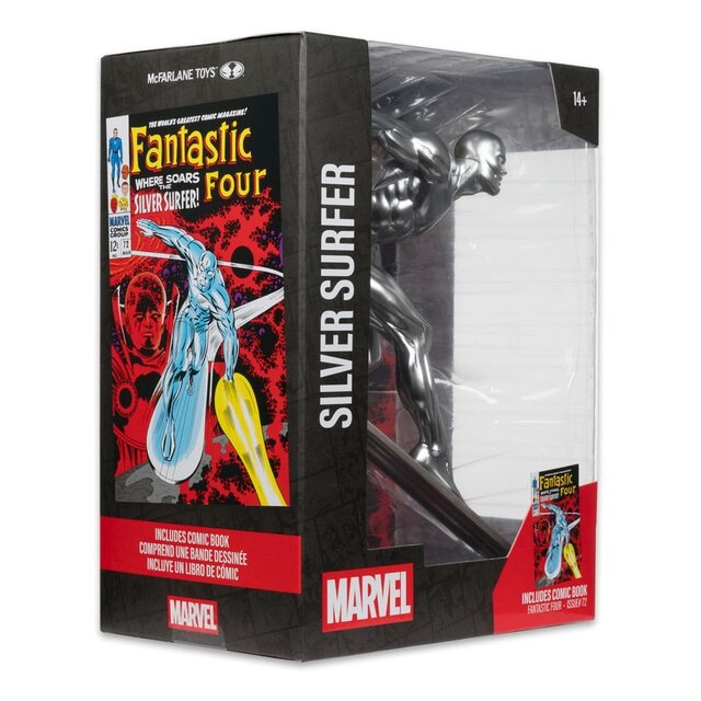 Marvel Collection PVC Statue 1/6 Silver Surfer (Fantastic Four #72) 25cm Marvel Collection PVC Statue 1/6 Silver Surfer (Fantastic Four #72) 25cm